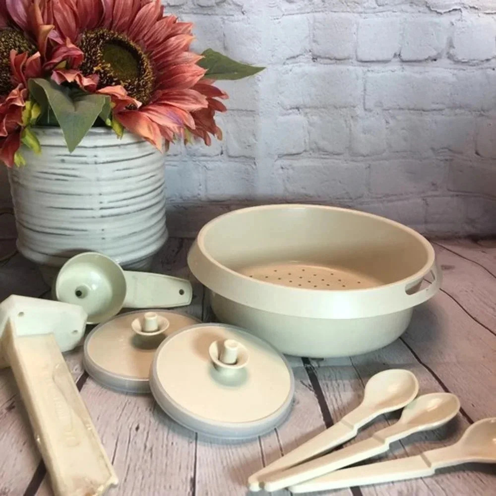 Vintage Tupperware almond assortment